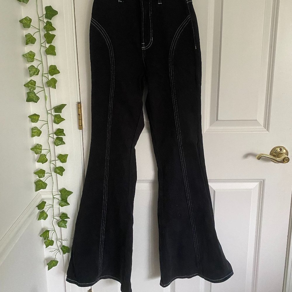 black Pacsun bell bottom jeans